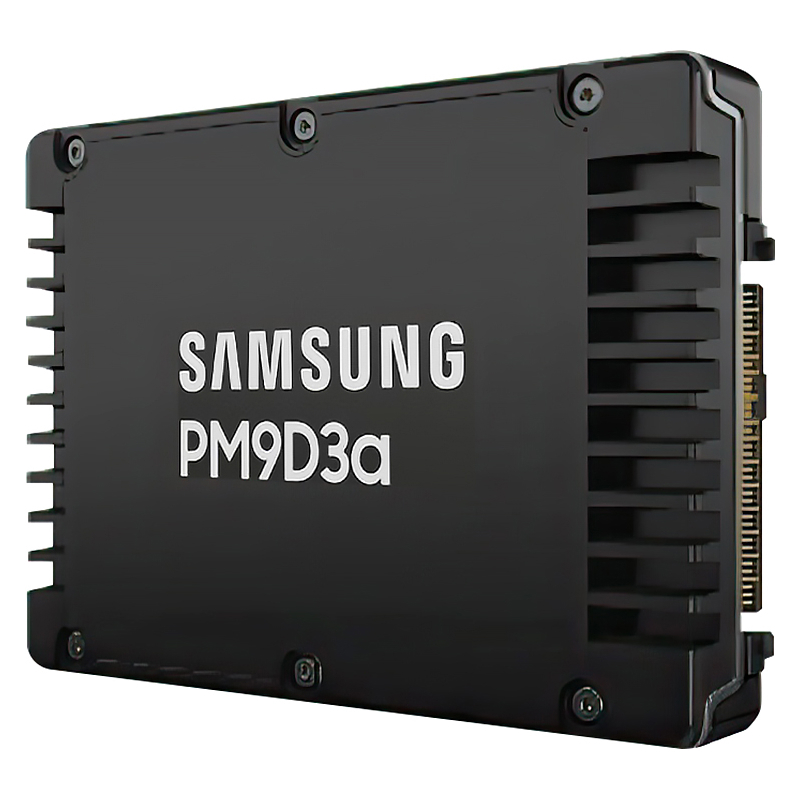 Твердотельный накопитель Samsung SSD PM9D3a, 15360GB, U.3(2.5" 15mm), NVMe, PCIe 5.0x4, 3D TLC, R/W 