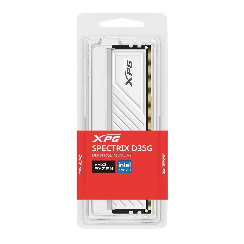 Модуль памяти ADATA XPG SPECTRIX D35G RGB Gaming Memory 16GB DDR4 3200 U-DIMM White