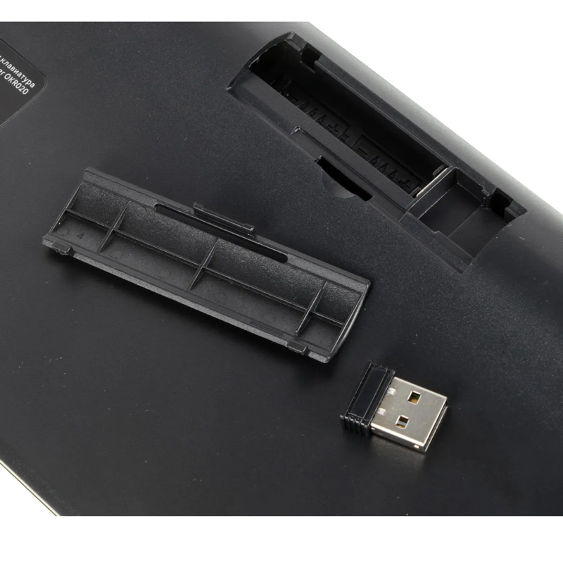 Клавиатура Acer OKR020 черный USB беспроводная slim Multimedia (ZL.KBDEE.004)