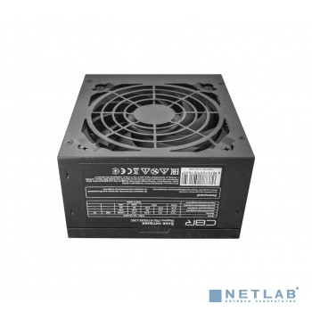 Блок питания CBR ATX 500W, 12cm fan, 20+4pin/1*4+4pin/1*6+2pin/2*IDE/4*SATA, кабель питания 1.2м, че