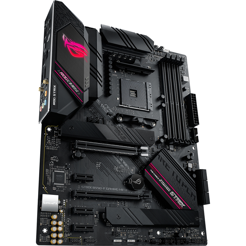 Материнская плата ASUS ROG STRIX B550-F GAMING WIFI II AM4 ATX 4xDDR4 2xPCIEx16 3xPCIEx1 2xM.2 HDMI 