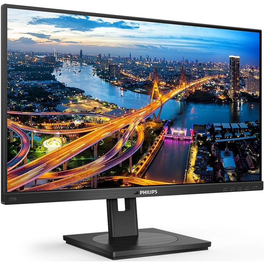 Монитор Philips «27» PHILIPS 275B1 (00/01) Black (IPS, 2560x1440, DVI+HDMI+DP, 4 ms, 178°/178°, 300 