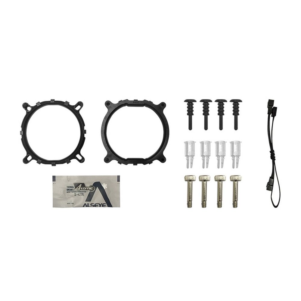 Вентилятор ALSEYE H120D (White) TDP: 200W Product Dimensions:123x154x106mm Heatsink Dimensions:154x1