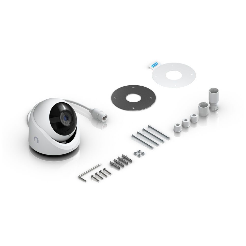 UBIQUITI UVC-G6-Turret-W Видеокамера 4K (8MP), 30 к/с, 109,9°, Multi-TOPS AI Engine, ИК-подсветка до