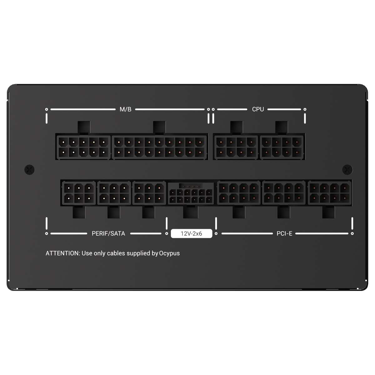 Блок питания Ocypus Iota P1000, 1000W, APFC, 80+ Gold, ATX 3.1, Fully Modular, 120mm Fan (P1000-GF)