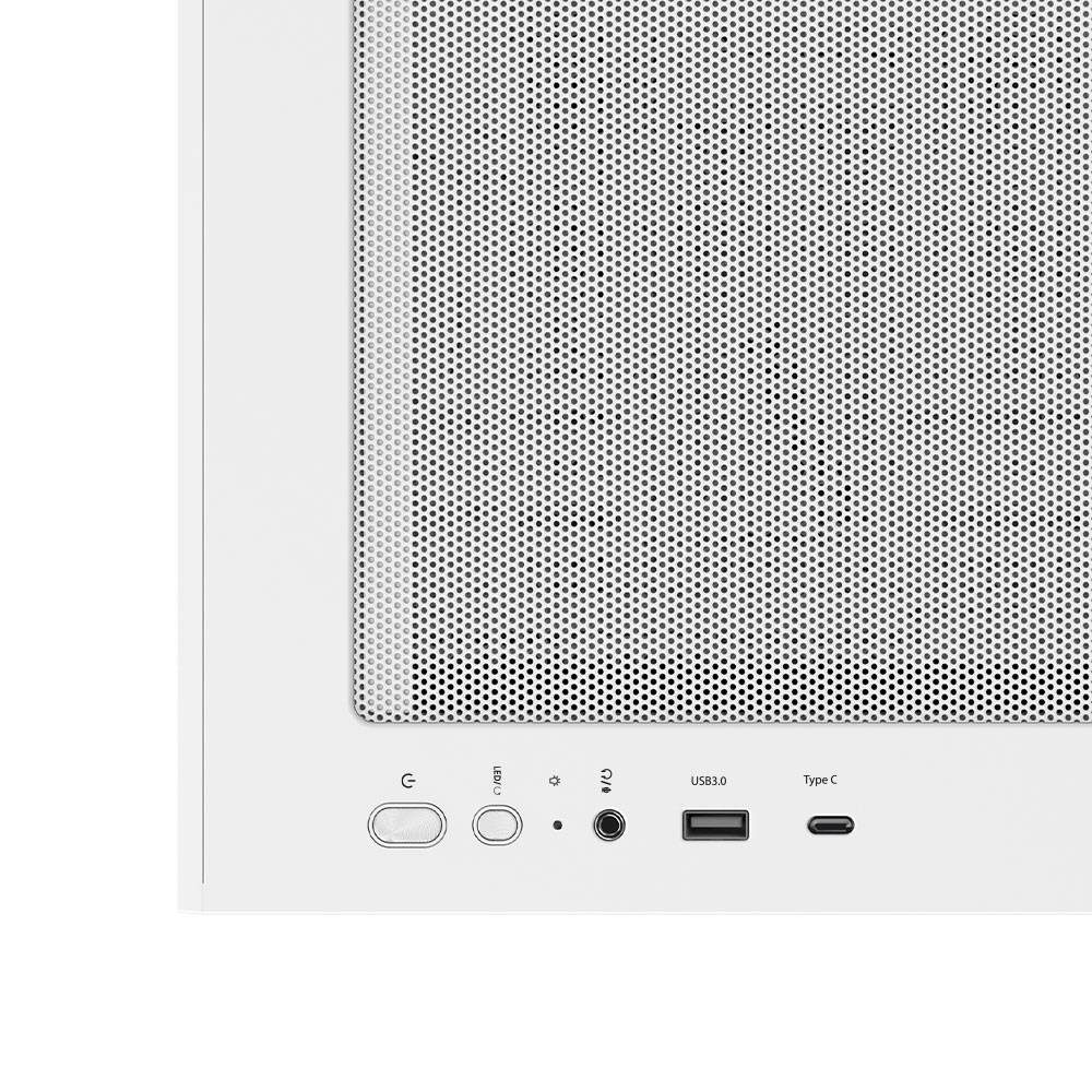 Корпус Zalman P30 Air White Mini-Tower Micro ATX/mini-ITX, без БП, Steel, Plastic , Tempered Glass, 