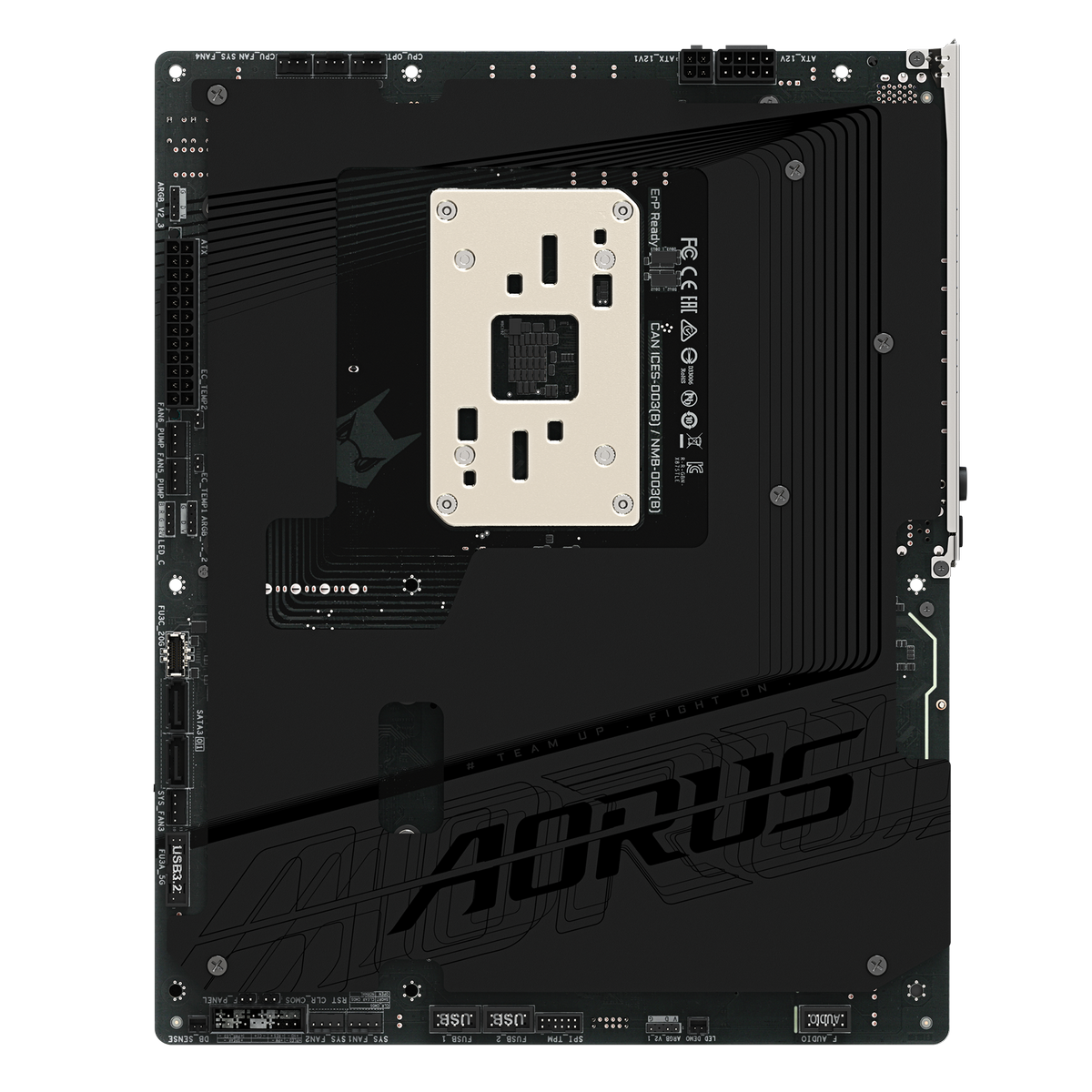 Материнская плата GIGABYTE Socket AM5, AMD X870, 4xDDR5, PCI-E 5.0, 4xM.2, HDMI, Wi-Fi+Bluetooth, AT