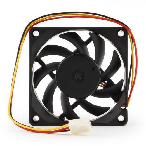 Gembird Вентилятор 70x70x15, втулка, 3pin, провод 25см [D7015SM-3]