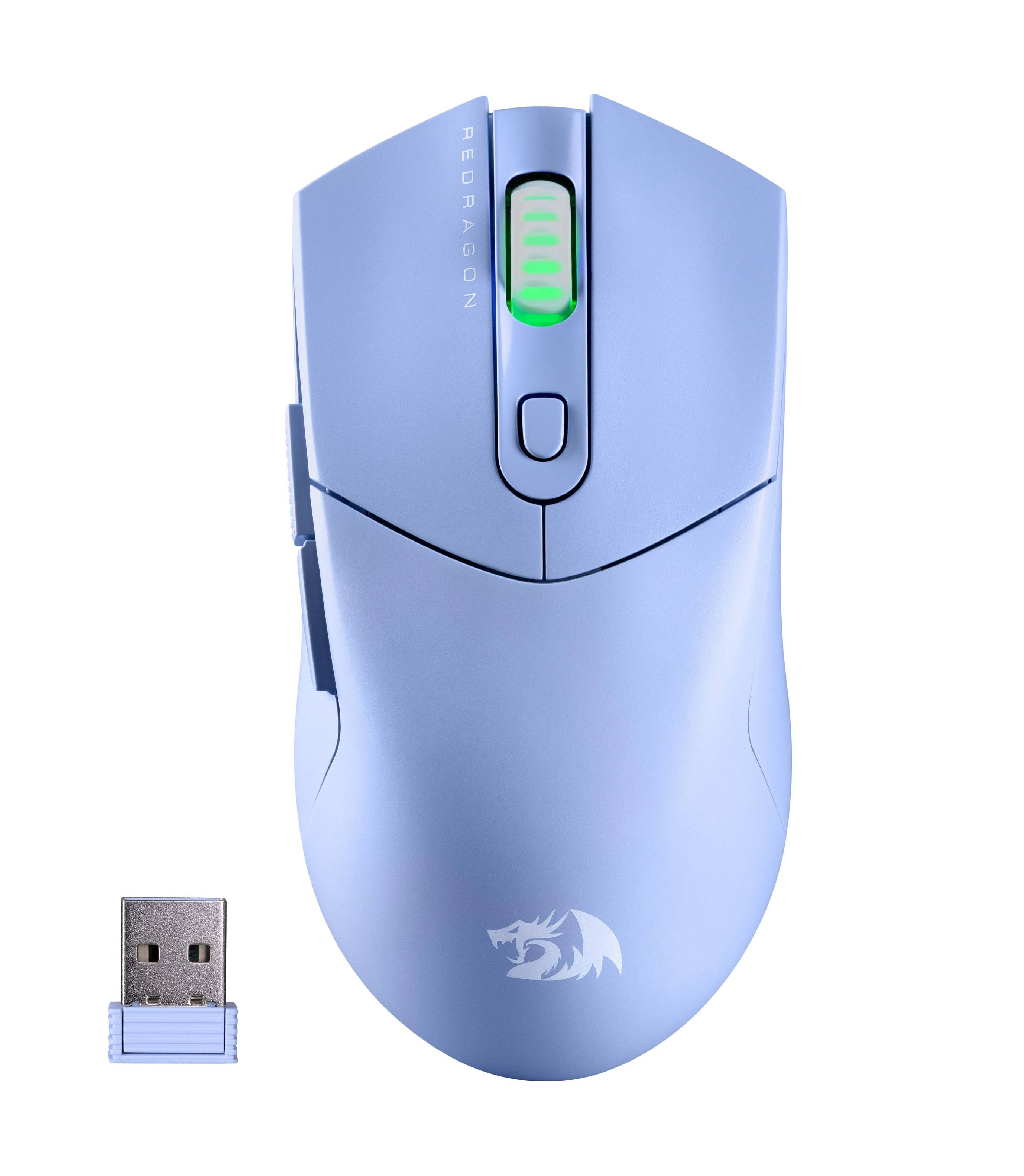 Мышь Redragon St4r Pro голубой оптическая 26000dpi беспров. BT/Radio USB (72267)