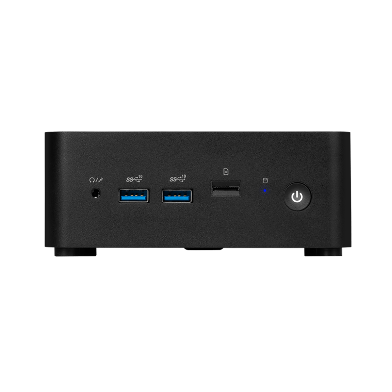 Неттоп MSI Cubi NUC 1M-052BRU Core 5 120U (1.4) Graphics CR без ОС 2xGbitEth WiFi BT 120W черный (93