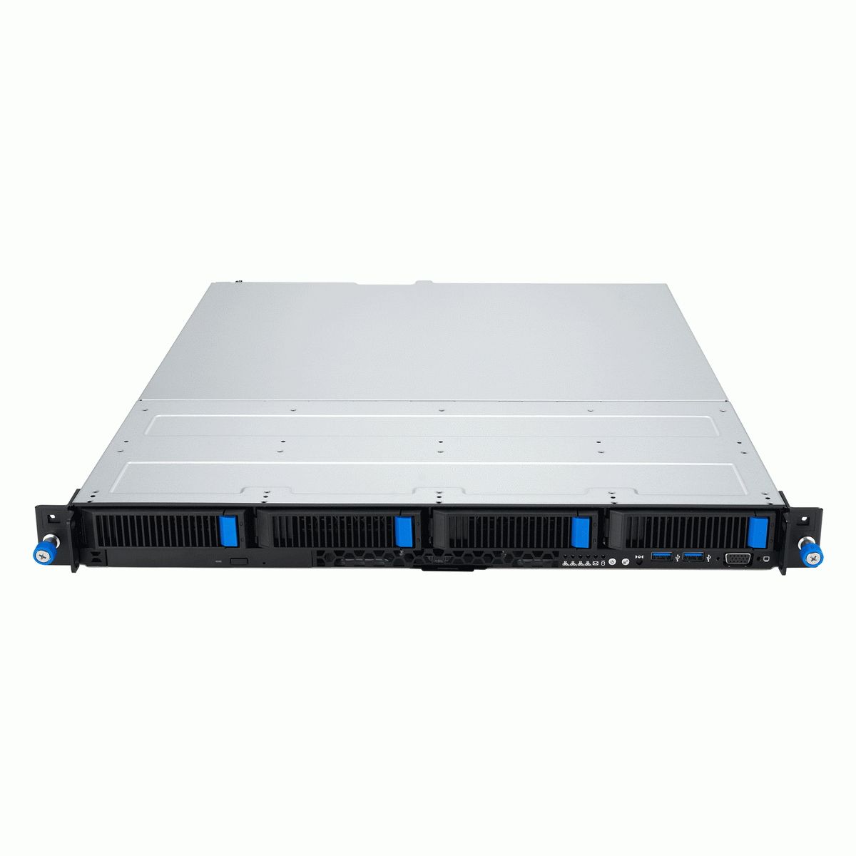 Сервер ASUS RS300-E12-PS4 1U, 1x Socket LGA1700  E-2400, 4 x DDR5 UDIMM ECC, 4 x 3.5" (SATA/SAS/NVM
