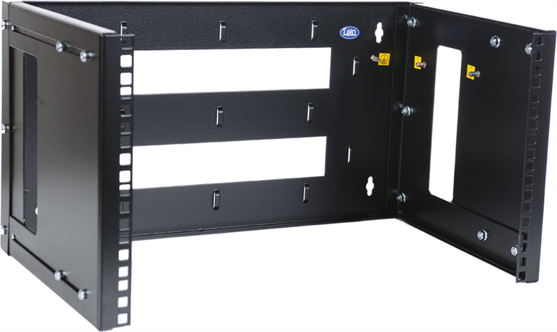 Кронштейн ЦМО Кронштейн телекоммуникационный настенный 3U, регулируемая глубина 300-450 мм, цвет чер