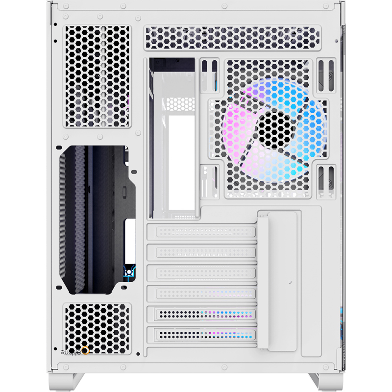 Корпус Ocypus Iota C70 WH ARGB, Midi-Tower, TG, 6x120mm ARGB, 2xUSB-A 3.0 + 1xUSB-C 3.1, ATX, mATX, 