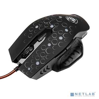 Мышь MGK-11U Dialog Gan-Kata - игровая, 6 кнопок + ролик , 7-ми цветная подсветка, USB, черная