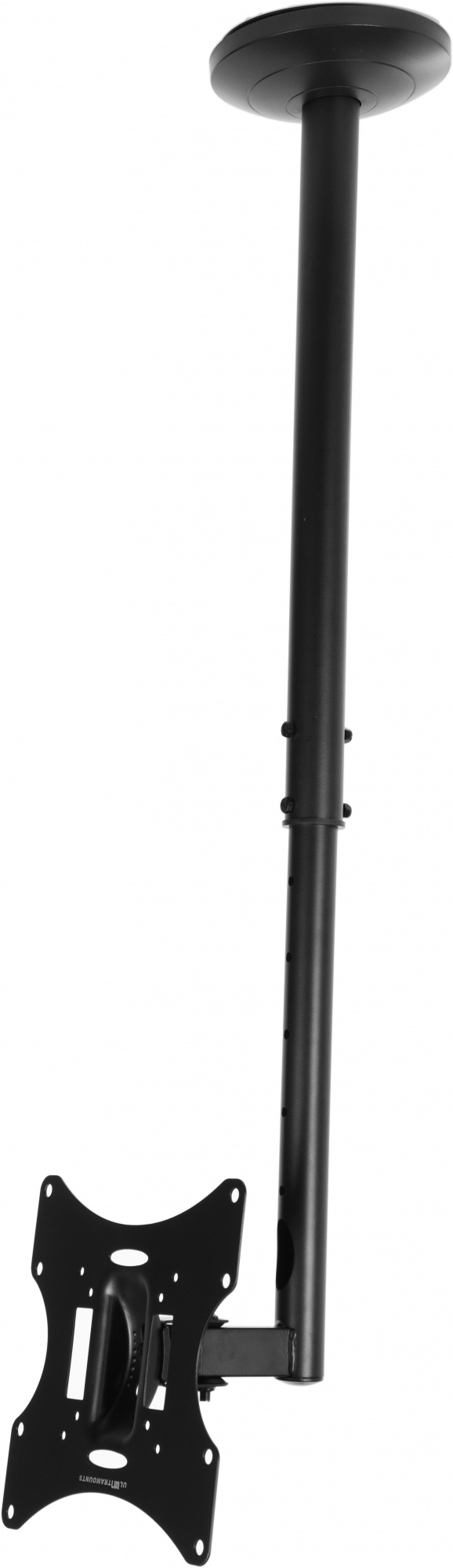 Кронштейн для телевизора Ultramounts UM890 черный 17"-43" макс.30кг потолочный поворотно-выдвижной и