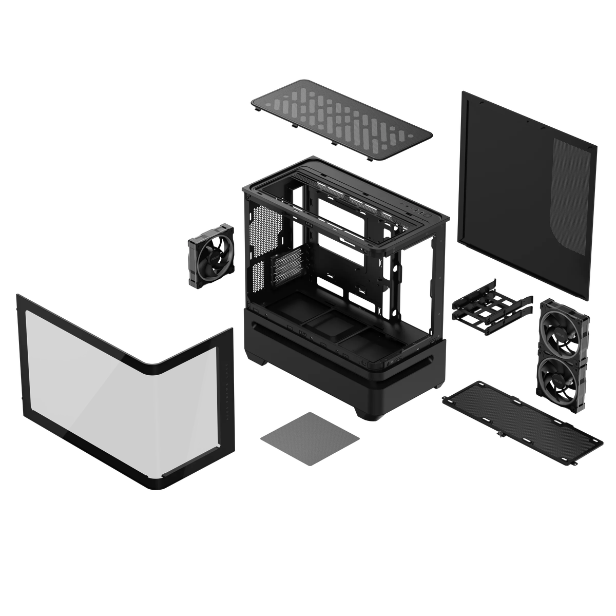 Корпус для ПК ASUS PRIME AP202 TG ARGB BLACK