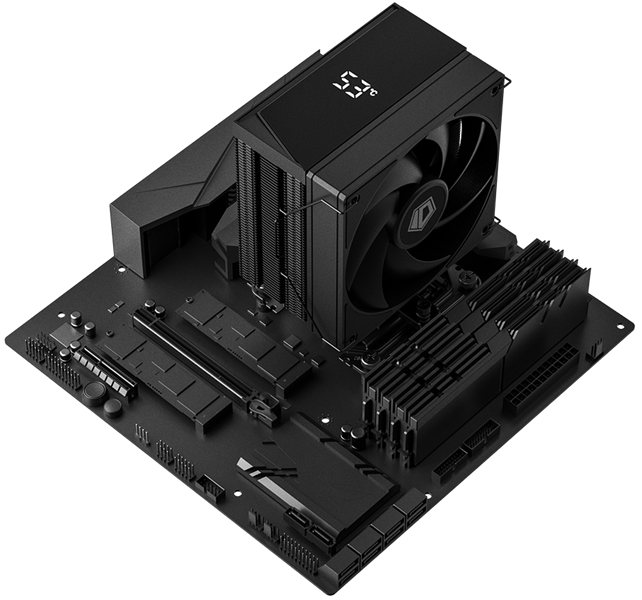 Устройство охлаждения(кулер) ID-Cooling Frozn A410 TD Soc-AM5/AM4/1200/1700/1851 черный 4-pin 29.85d