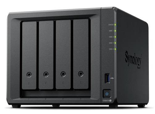 Система хранения данных Synology QC 2,2GhzCPU/4Gb(32)/RAID0,1,10,5,6/4HP HDD SATA(3.5', 2.5')upto 9h