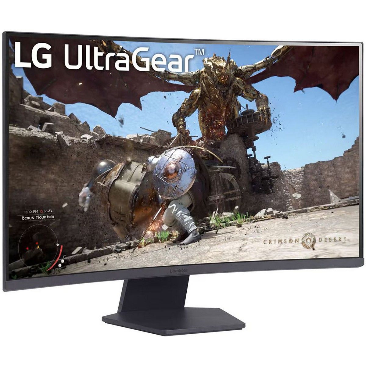 МОНИТОР 32" LG 32GS60QC-B Dark-Grey (VA, изогнутый, 2560x1440, 180Hz, 1 ms, 178°/178°, 300 cd/m, 300