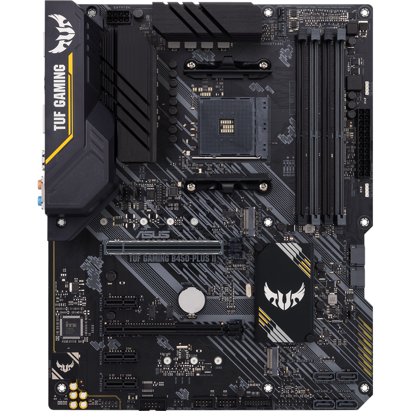Материнская плата Asus TUF GAMING B450-PLUS II Soc-AM4 AMD B450 4xDDR4 ATX AC`97 8ch(7.1) GbLAN RAID