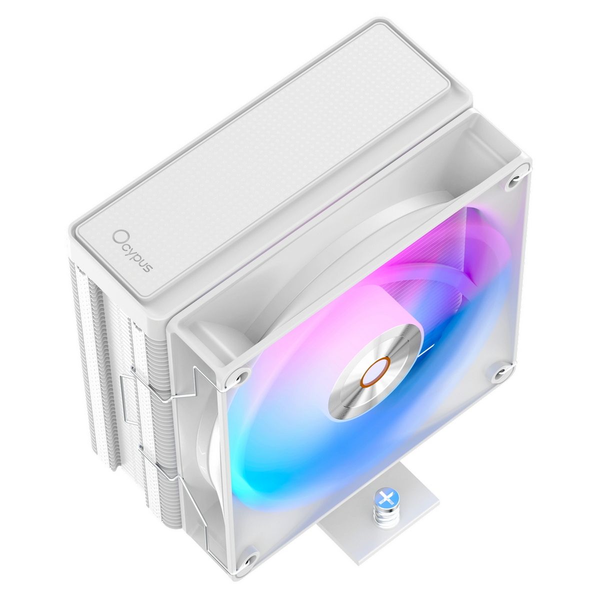 Кулер для процессора Ocypus Delta A40 WH ARGB, 120mm ARGB FAN, Top Panel, 4 HEAT PIPES, 4-PIN PWM, 5
