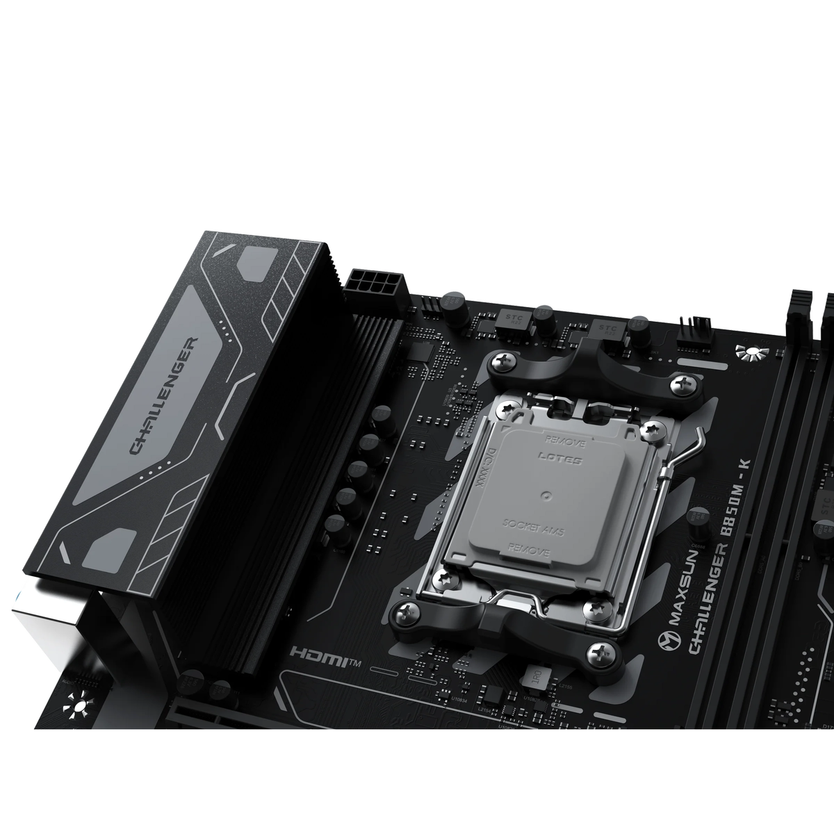 Материнская плата Maxsun MS-Challenger B850M-K B850, AM5, 2*DDR5, 1*PCIEx16, 1*PCIEx1, 1*M.2, 6*USB3