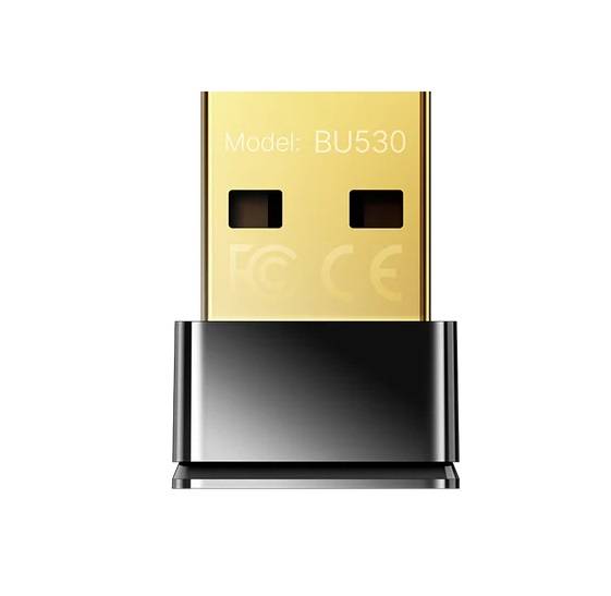 Адаптер беспроводной связи CUDY  BU530  Bluetooth 5.3 Nano USB Adapter, Nano Size, USB 2.0, Windows 