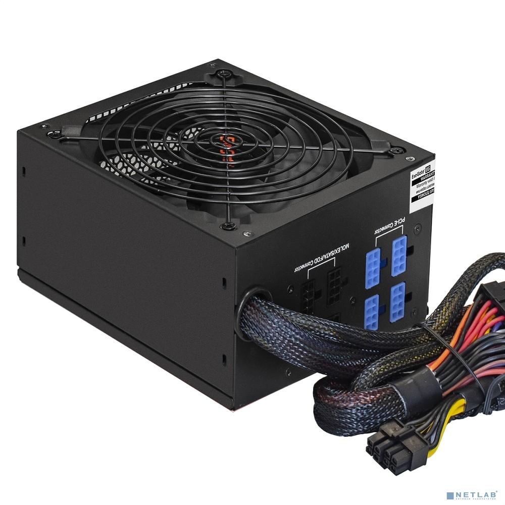 Exegate EX222114RUS Блок питания 900W ExeGate 900PPX (ATX, APFC, КПД 82% (80 PLUS), 14cm fan, 24pin,