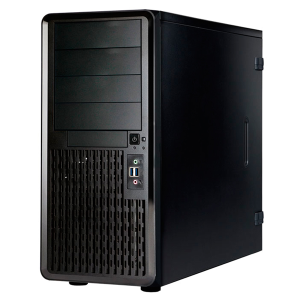 Корпус серверный Midi Tower InWin PE689 Black 650W B65E 80plus Bronze USB3.0*2+A(HD)+front fan 120mm
