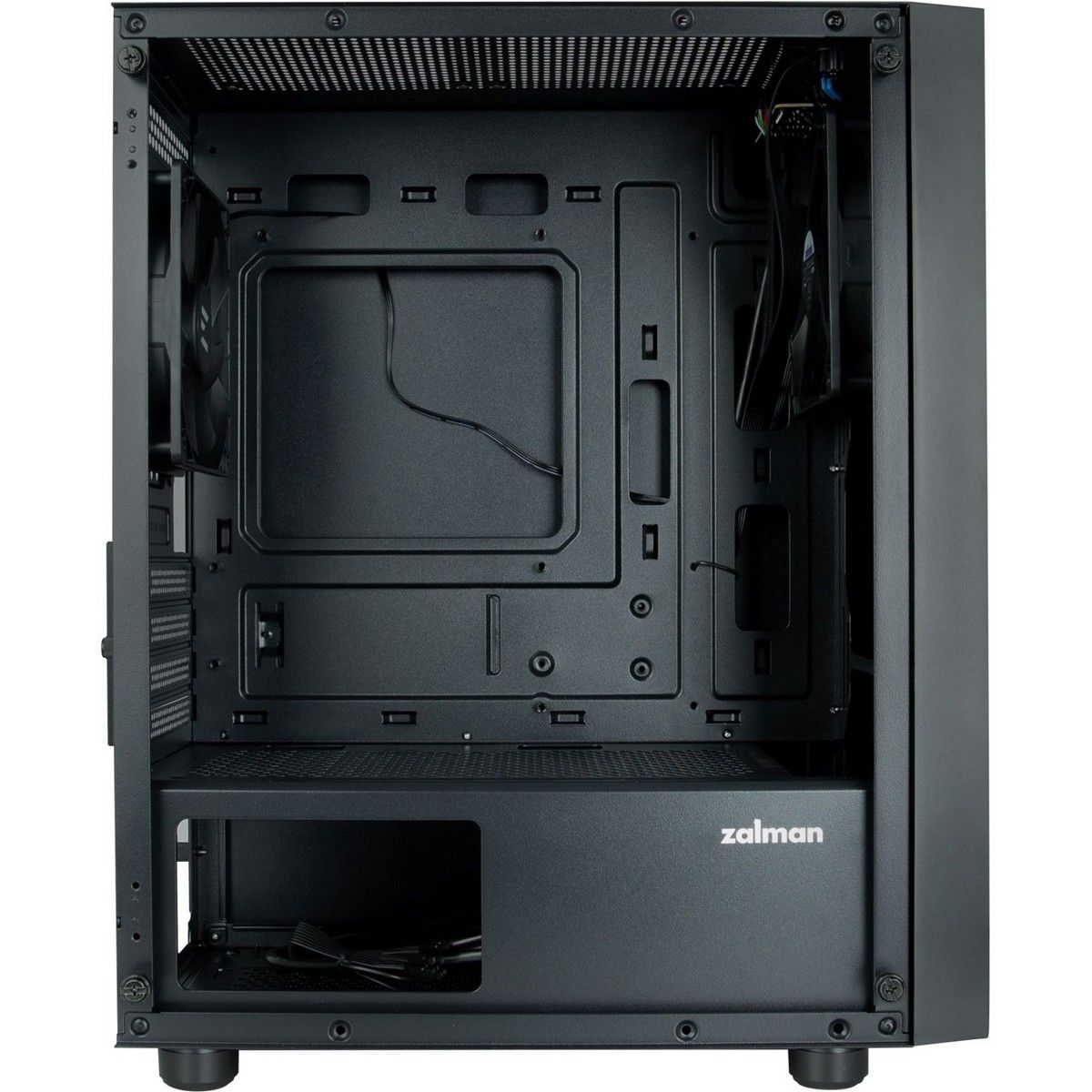 Корпус для ПК Zalman T3 PLUS mATX Mini Tower PC Case, Black fan x2
