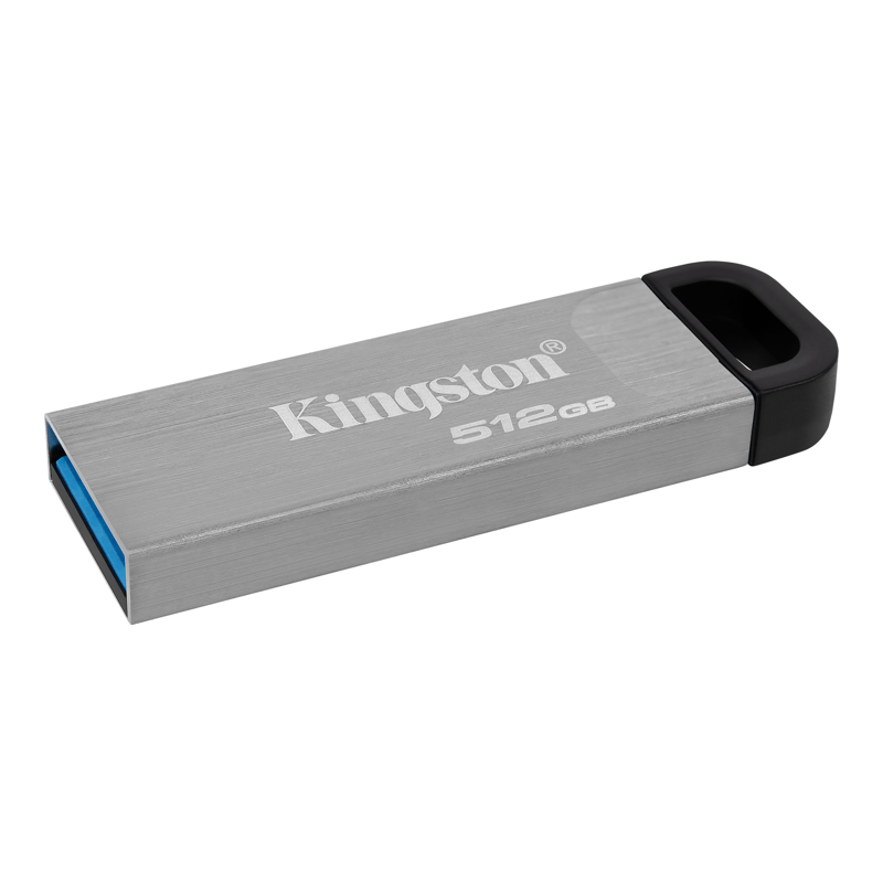 Флеш Диск Kingston 512GB DataTraveler Kyson DTKN/512GB USB3.0 серебристый/черный