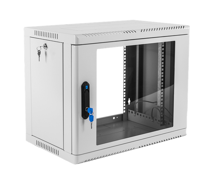 Шкаф ЦМО Шкаф телекоммуникационный настенный сварной 9U (600  350) съёмные стенки, дверь стекло