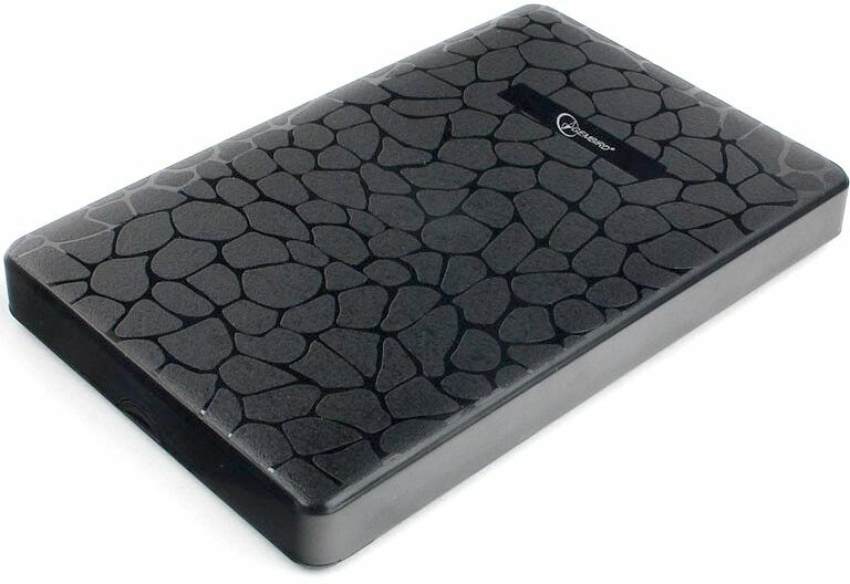 Gembird EE2-U3S-30P Внешний корпус 2.5" черный, USB 3.0, SATA, до 2 Тб, пластик