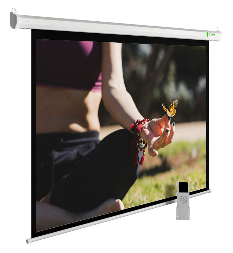 Экран Cactus 111" 200x200см MotoExpert CS-PSME-200x200-WT 1:1 настенно-потолочный рулонный белый (мо