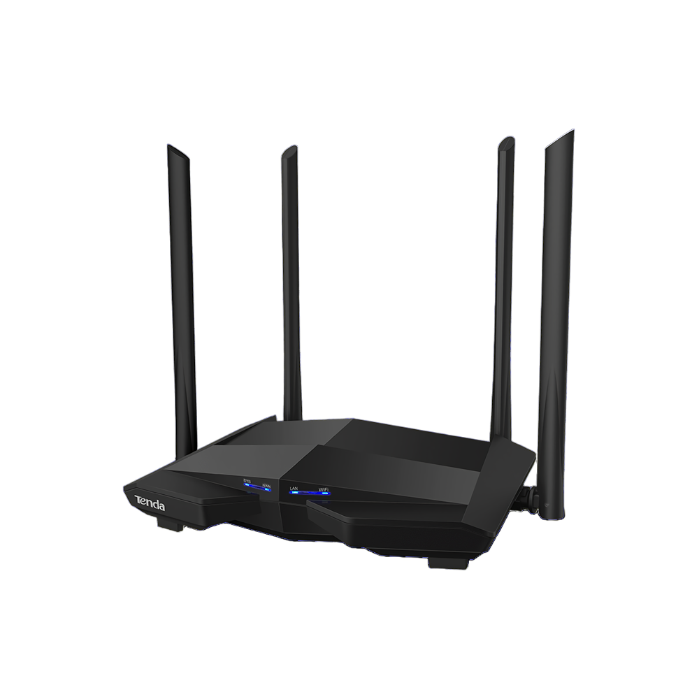 Роутер беспроводной Tenda AC10 AC1200 10/100/1000BASE-TX черный