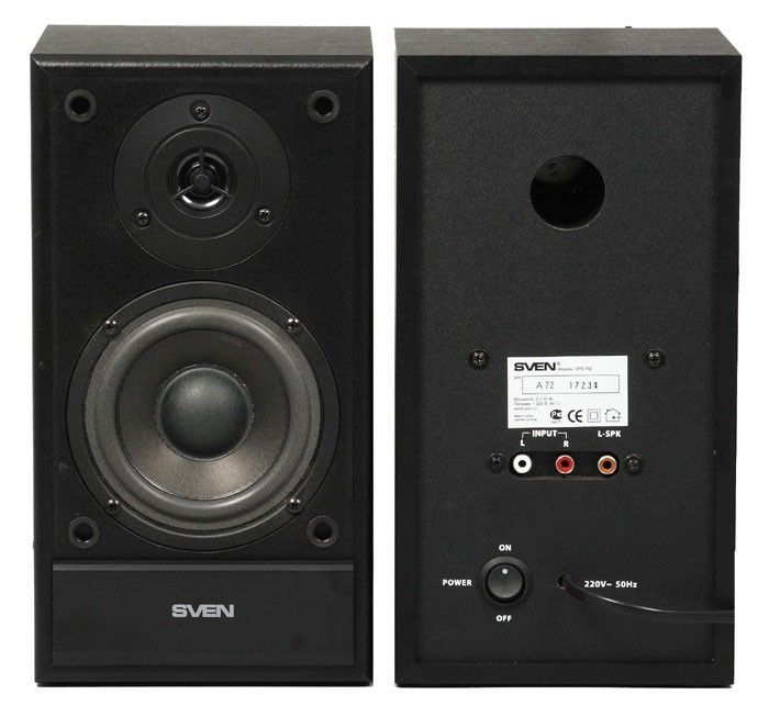 Колонки Sven SPS-702 2.0 черный 40Вт