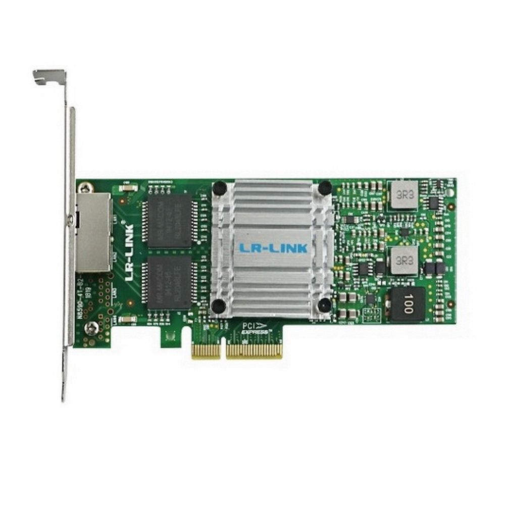 Сетевой адаптер LR-LINK LREC9712HT Intel I350 AM2 PCI-E x4 1GB 2 X RJ45 I350-T2