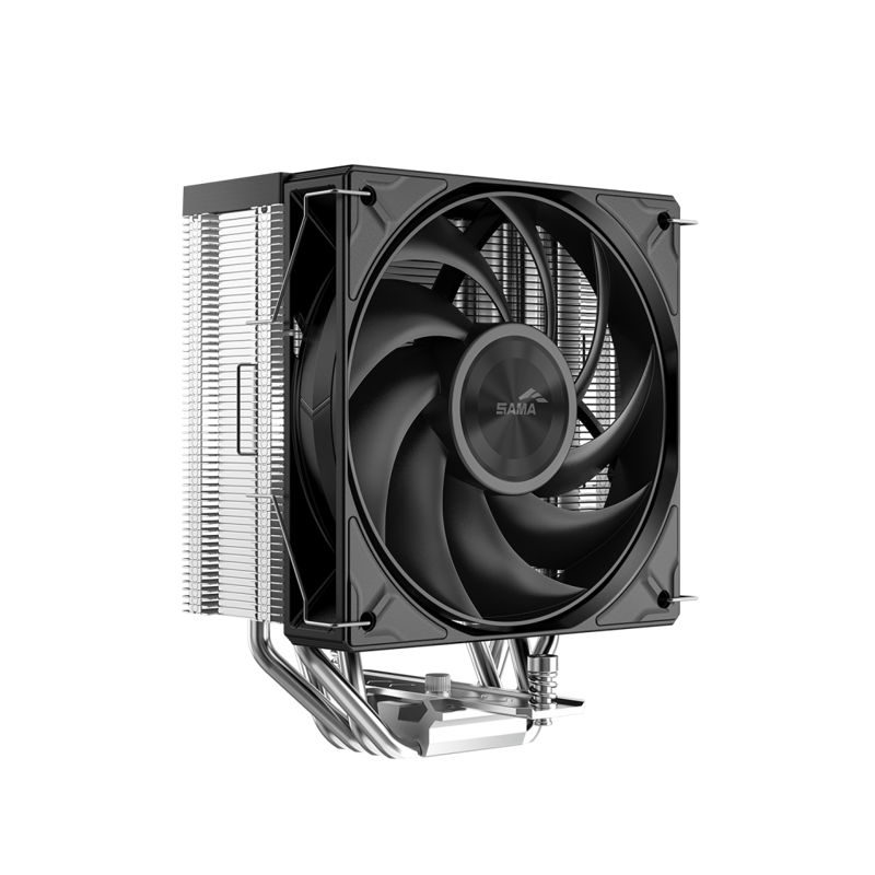 Кулер для процессора SAMA A40P (240W, 4-pin PWM, 152mm, 4x6mm, 1x120mm, 75.2CFM, 29dBA, 2200RPM, S: 