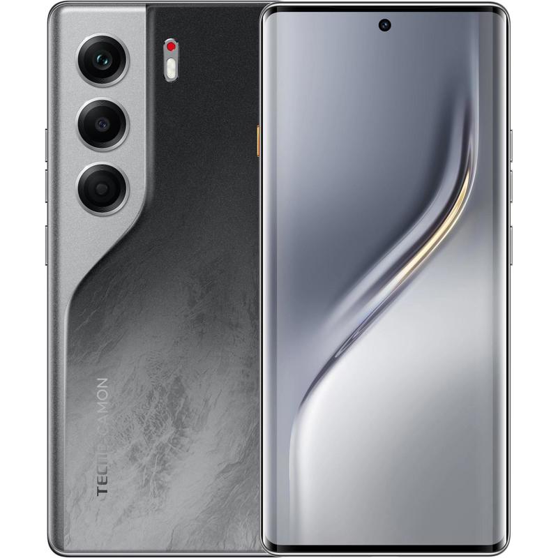 Смартфон Tecno Camon 40 Pro 256Gb 8Gb черный моноблок 3G 4G 2Sim 6.78" 1080x2436 Android 15 50Mpix 8