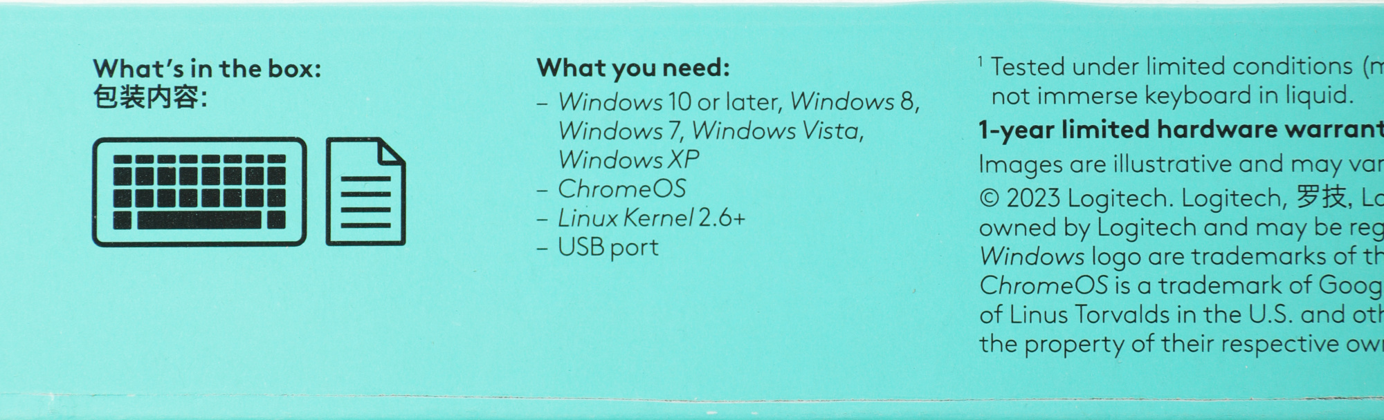 Клавиатура Logitech K120 черный USB (920-002583)