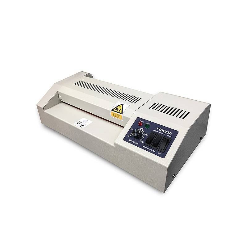 ГЕЛЕОС Ламинатор FGK 320, А3, 2х250 (пленка 60-250мкм), 600 мм/мин, 4 вала, реверс, металл. корпус, 