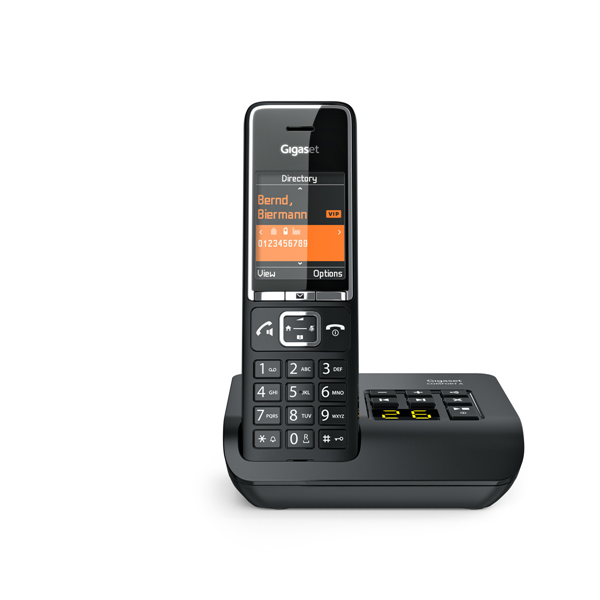 Р/Телефон Dect Gigaset Comfort 550A RUS черный автооветчик АОН