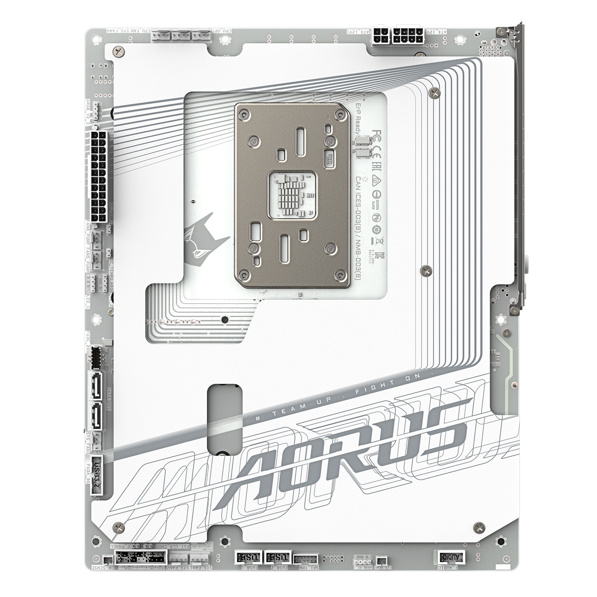 Материнская плата Gigabyte B850 AORUS STEALTH ICE, RTL