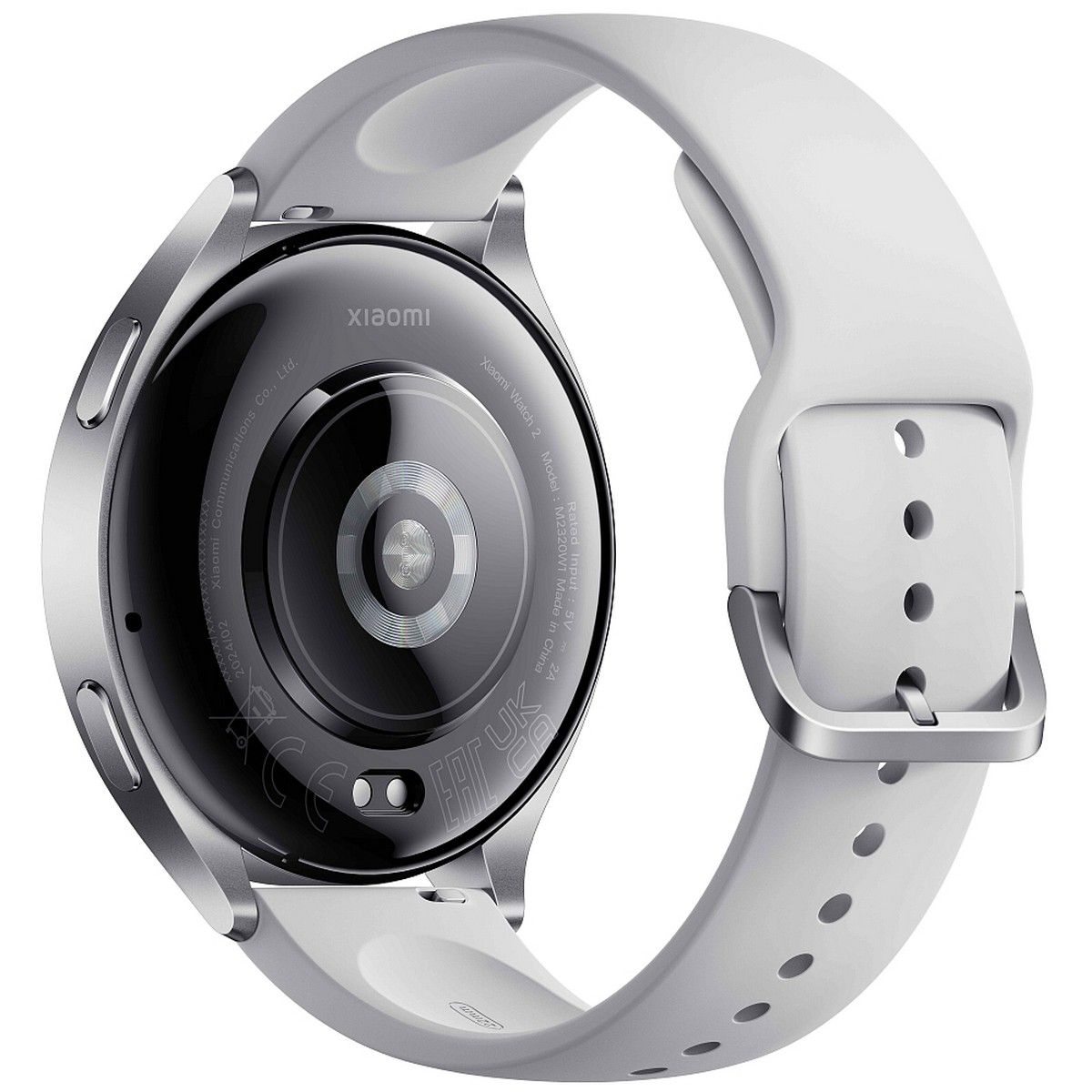 Смарт-часы Xiaomi Watch 2 46мм 1.43" AMOLED корп.серебристый рем.серый разм.брасл.:140-210мм (BHR803