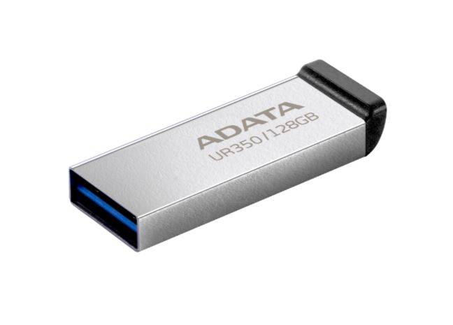 Флеш Диск A-Data 128GB UR350 UR350-128G-RSR/BK USB3.2 серебристый/черный