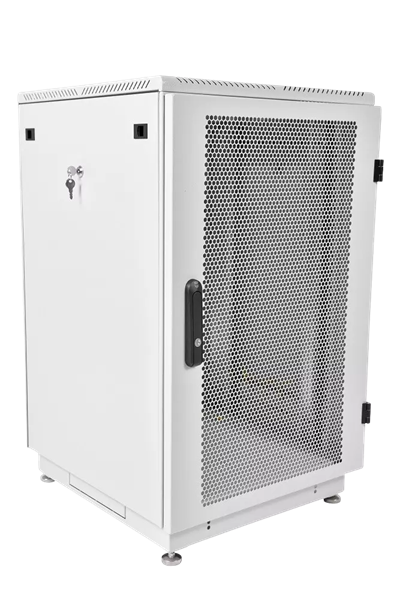 шкаф ЦМО Шкаф телекоммуникационный напольный 18U (600х600) дверь перфорированная
