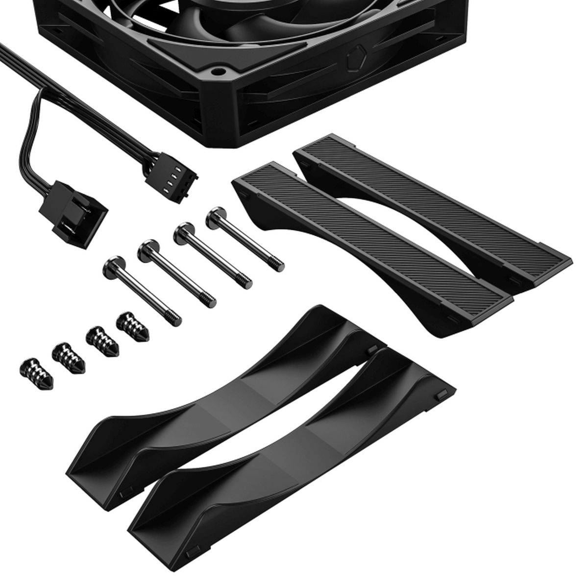 Вентилятор в корпус ID-Cooling Fan AT-120-K 2 ball bearing / Black / PWM