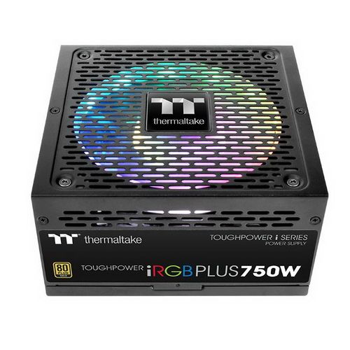 Блок питания Thermaltake ATX 750W Toughpower iRGB Plus 80+ gold (24+4+4pin) APFC 140mm fan color LED