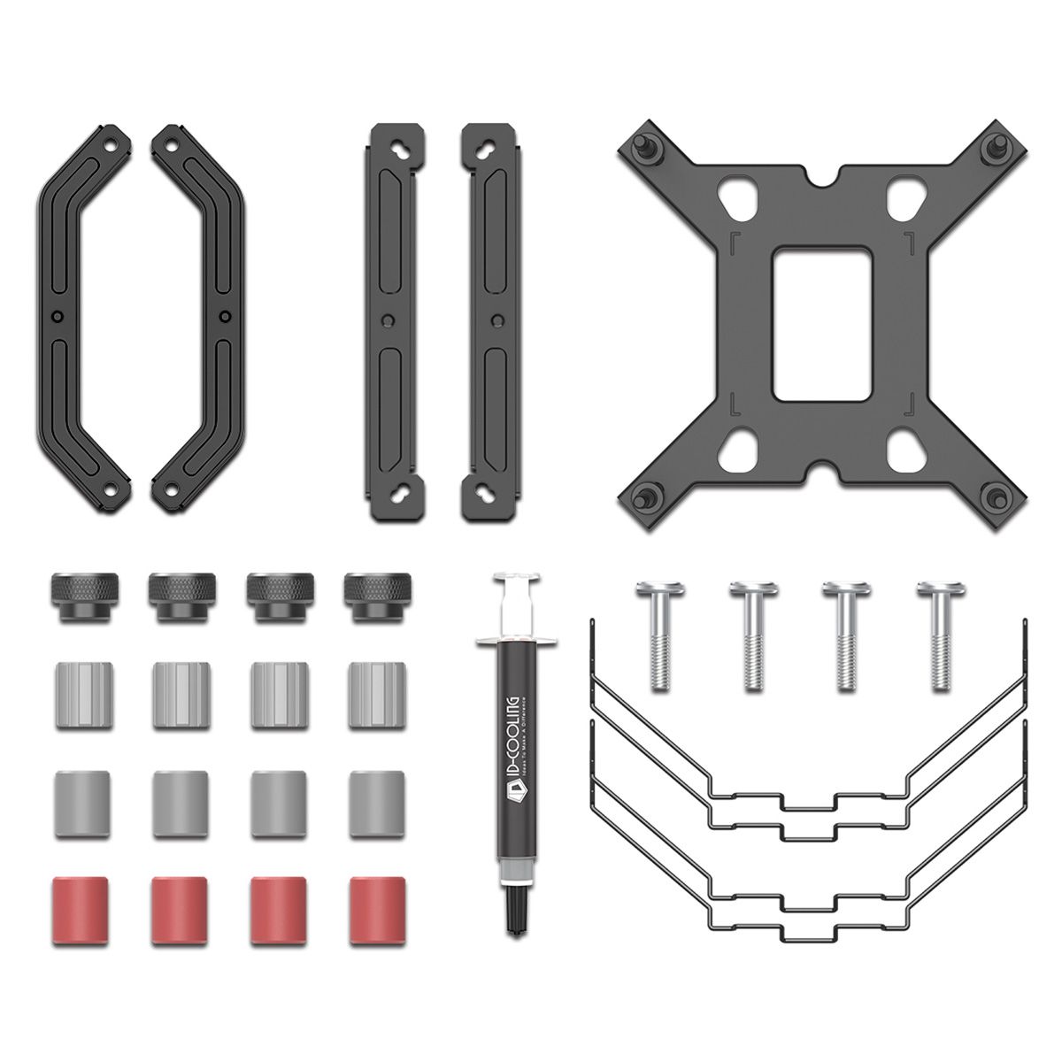 Устройство охлаждения(кулер) ID-Cooling SE-224-XTS mini Soc-AM5/AM4/1200/1700/1851 черный 4-pin 16-3