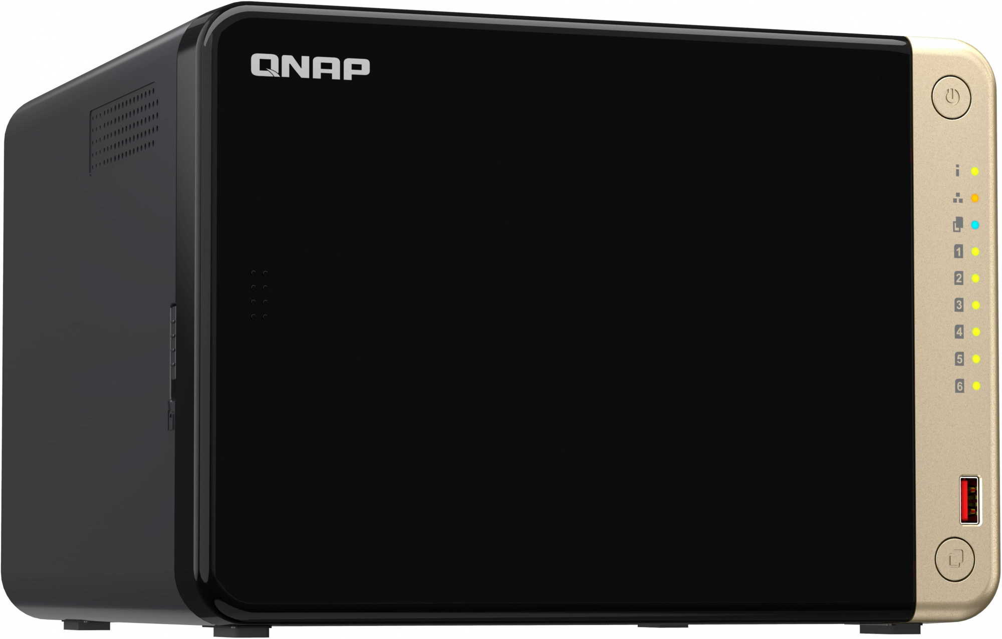 Сетевое хранилище NAS Qnap Original TS-664-8G 6-bay настольный Celeron N5095